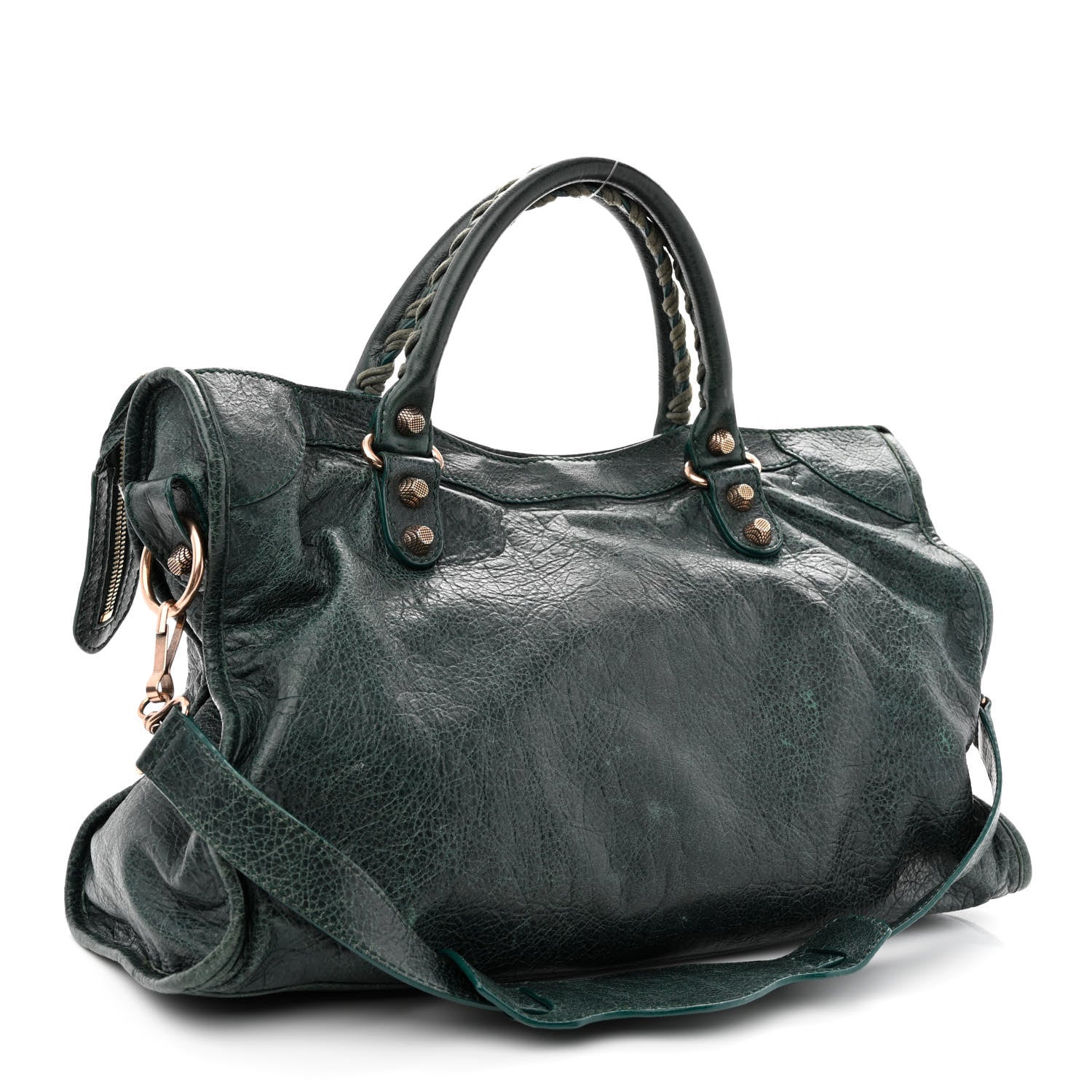 Balenciaga Agneau Giant 12 Gold Hardware City Poker Fonce 3 of 13