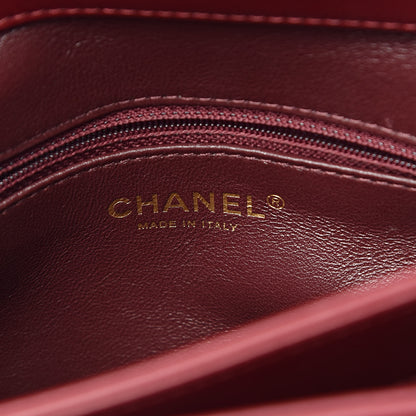Chanel Lambskin Quilted Large Trendy CC Dual Handle Flap Bag Burgundy 6 of 11