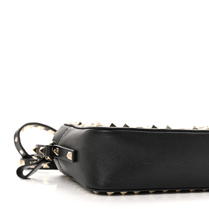 Valentino Garavani Calfskin Rockstud Camera Crossbody Bag Black 8 of 9