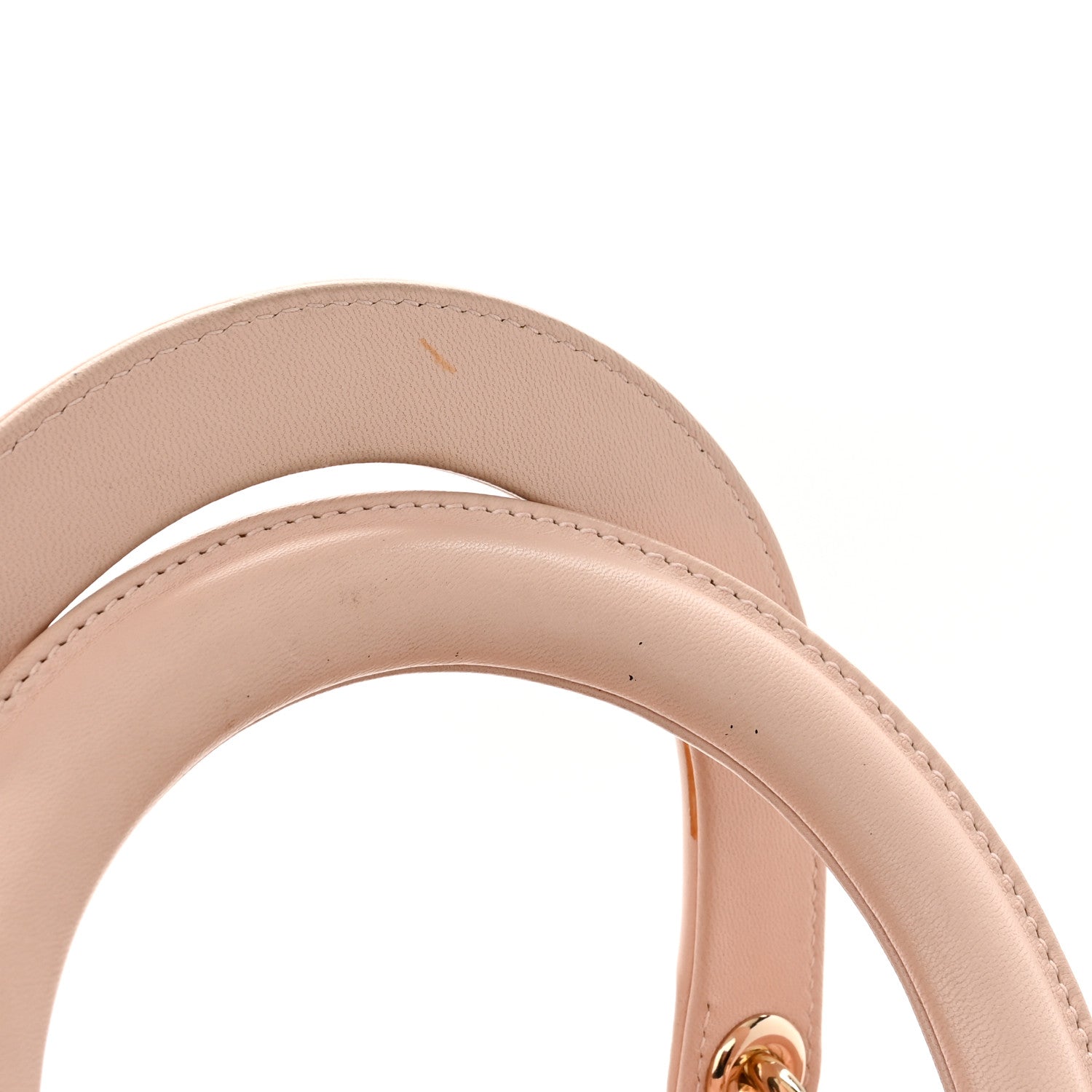 Christian Dior Lambskin Cannage Medium Lady Dior Light Pink 10 of 15