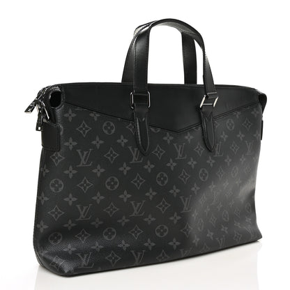 Louis Vuitton Monogram Eclipse Explorer Briefcase 2 of 5