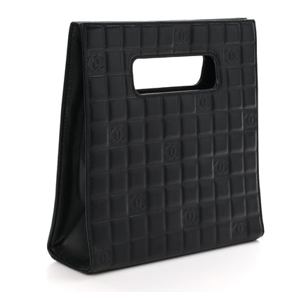 Chanel Lambskin CC Chocolate Bar Shoulder Bag Black 3 of 10