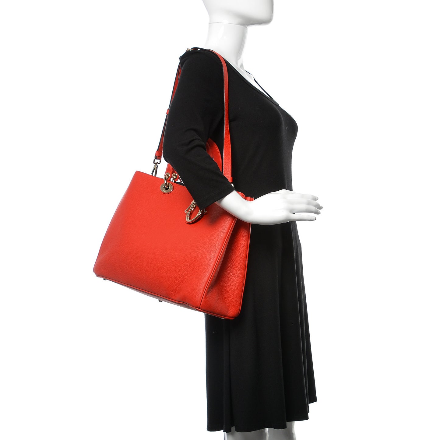 Bullcalf Large Diorissimo Tote Red