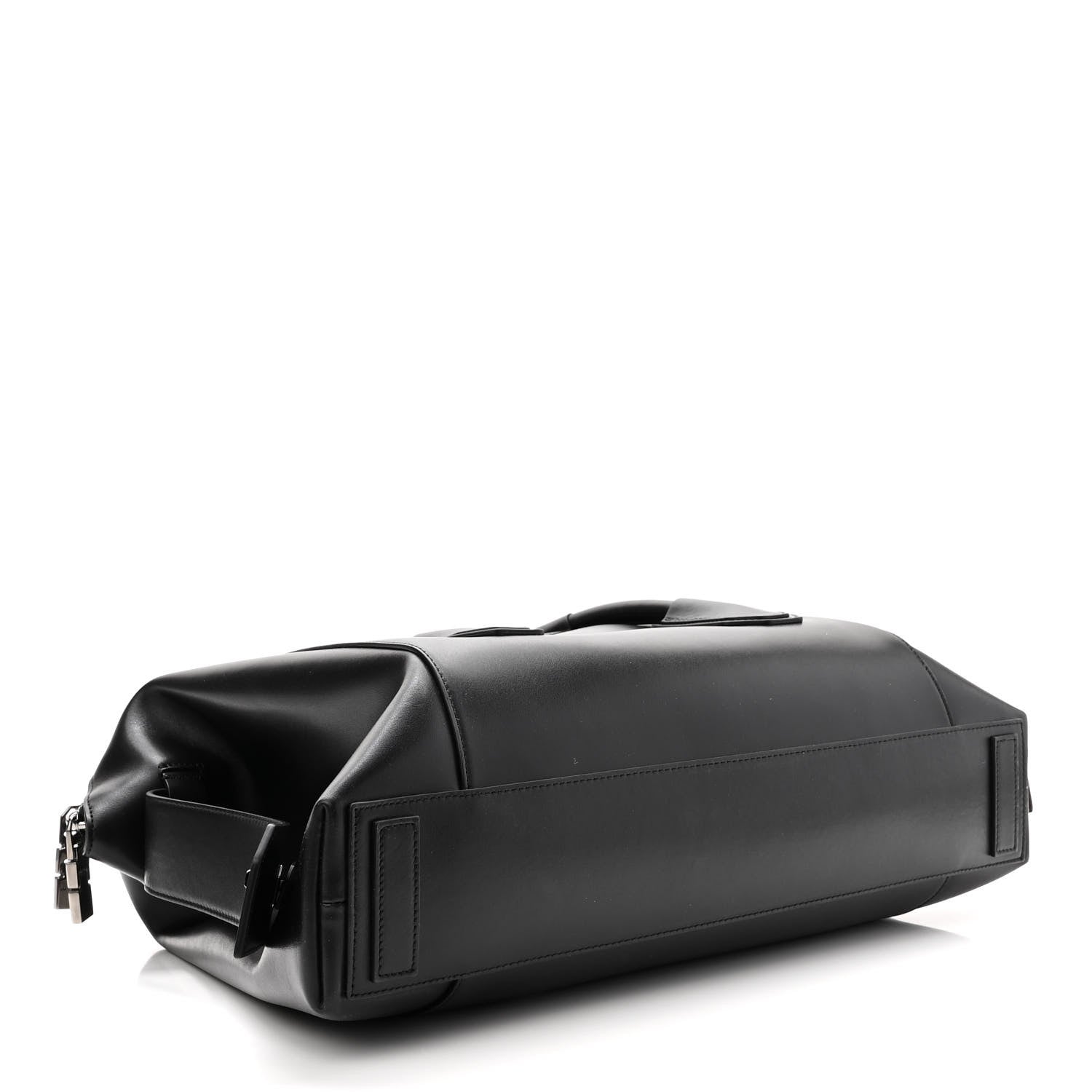 Givenchy Smooth Calfskin Medium Antigona Lock Duffle Bag Black 4 of 8