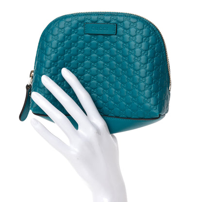 Gucci Microguccissima GG Cosmetic Case Deep Cobalt 2 of 8