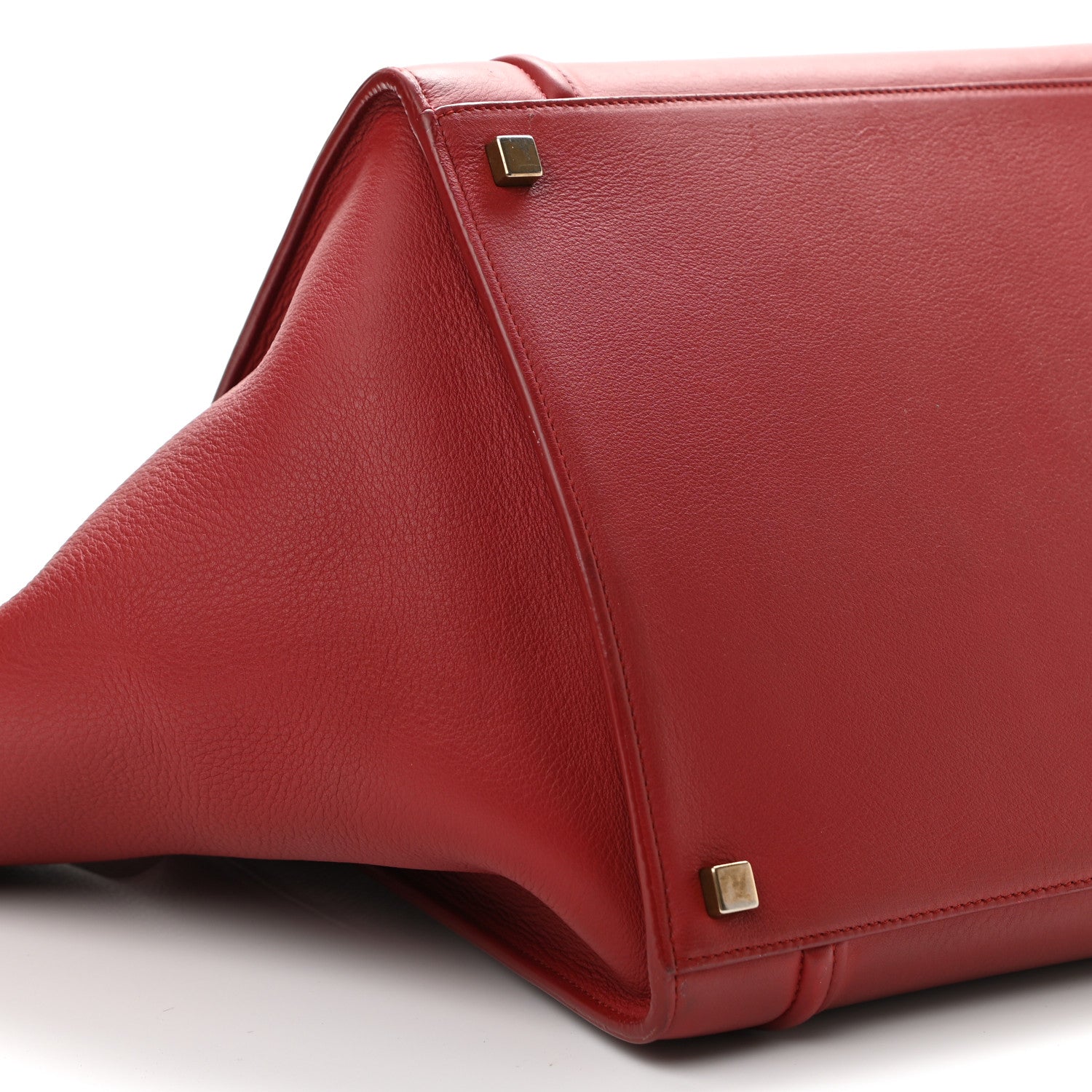 Celine Baby Grained Calfskin Medium Phantom Luggage Carmin 9 of 20