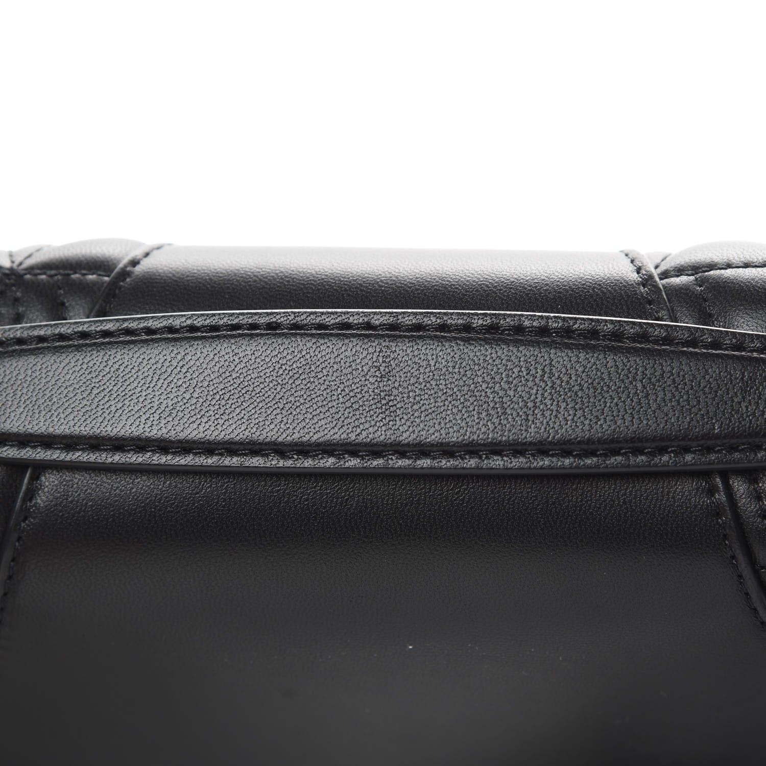 Versace Nappa Quilted Virtus Top Handle Shoulder Bag Black 13 of 14