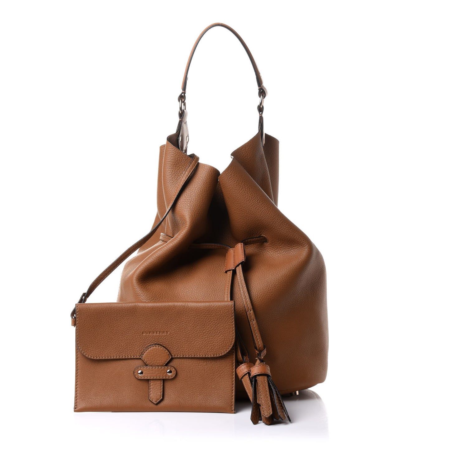 Grainy Calfskin Large Ashby Hobo Sand