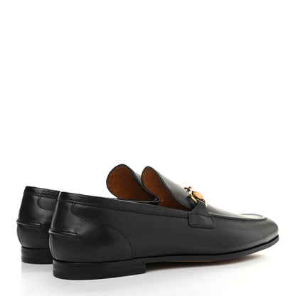 Gucci Calfskin Horsebit Mens Jordaan Loafers 7 Black 3 of 4