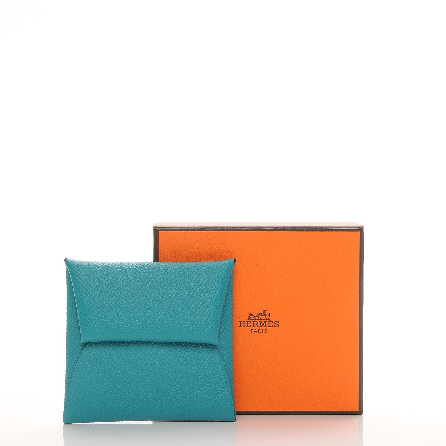 Hermes Epsom Bastia Coin Purse Bleu Paon 6 of 6