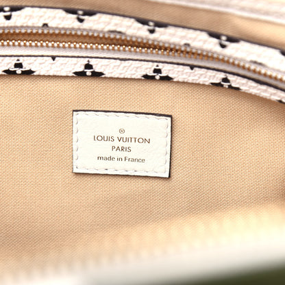 Louis Vuitton Monogram Giant Keepall Bandouliere 50 Kaki Beige 5 of 8