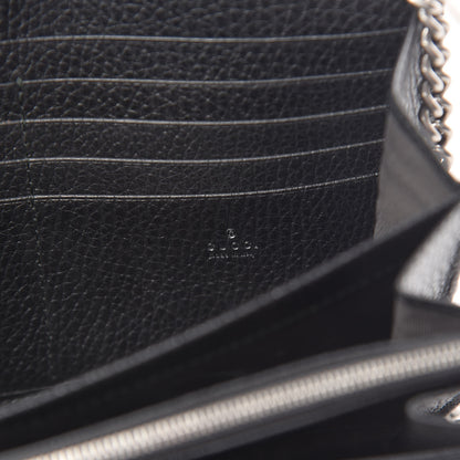 Gucci Calfskin Mini Dionysus Chain Wallet Black 6 of 15