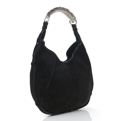 Saint Laurent Suede Medium Mombasa Black 2 of 9