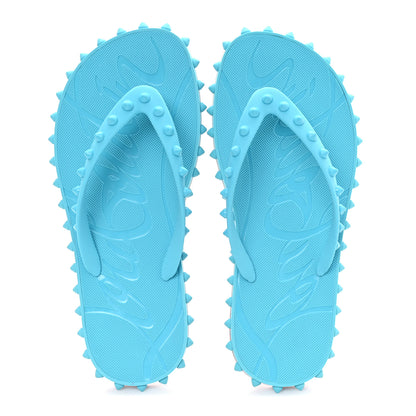 Christian Louboutin Rubber Spike Loubi Donna Flip Flop 38 Blue 2 of 7