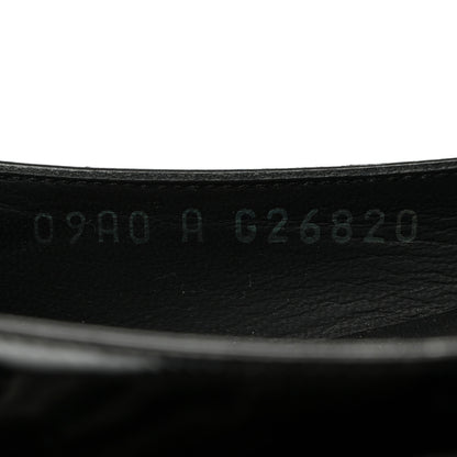 Chanel Patent Camellia Ballerina Flats 39.5 Black 7 of 8