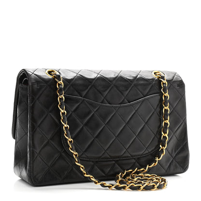 Chanel Lambskin Quilted Medium Double Flap Black 3 of 13