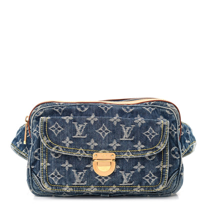 Louis Vuitton Monogram Denim Bum Bag Blue 1 of 7
