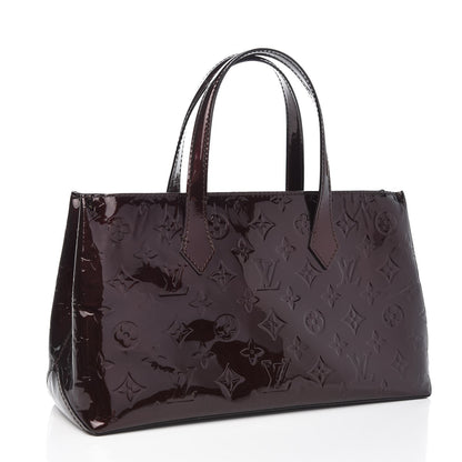 Louis Vuitton Vernis Wilshire PM Amarante 3 of 6