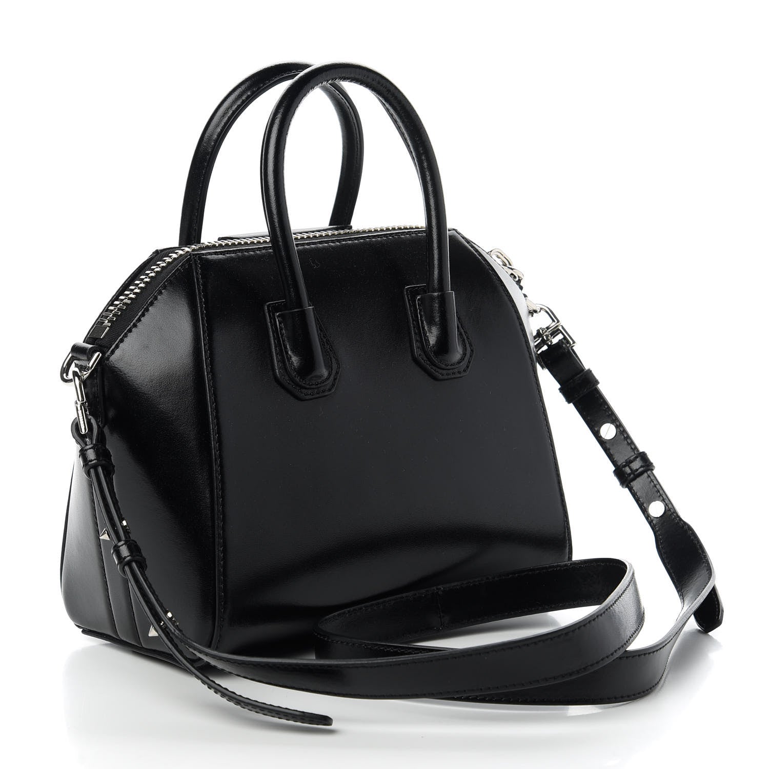 Givenchy Shiny Lord Calfskin Mini Antigona Black 3 of 10