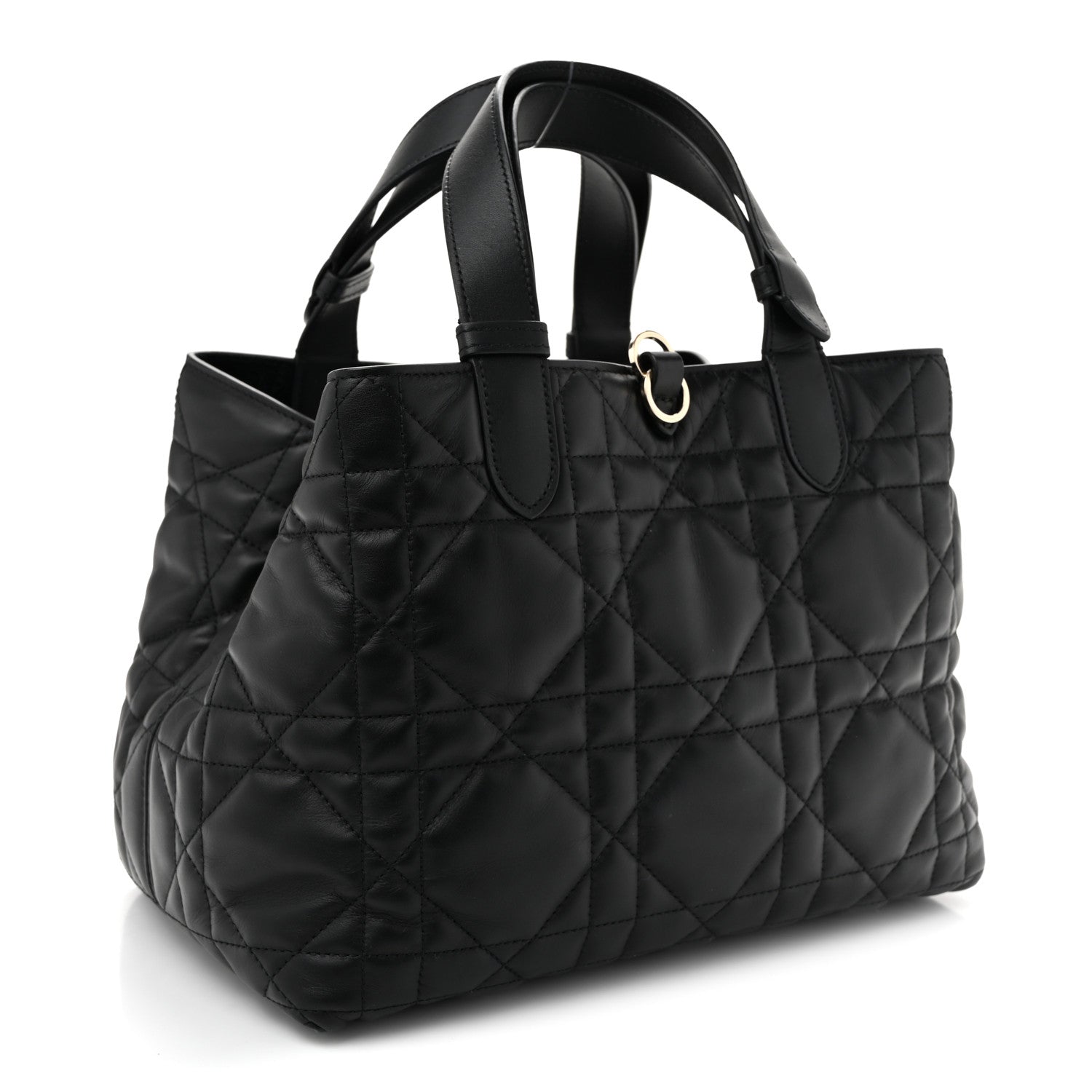 Christian Dior Calfskin Macrocannage Medium Toujours Black 3 of 10