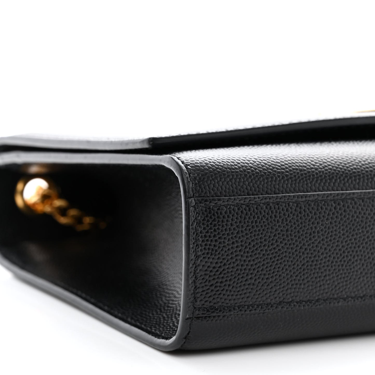 Grain De Poudre Medium Classic Monogram Kate Satchel Black