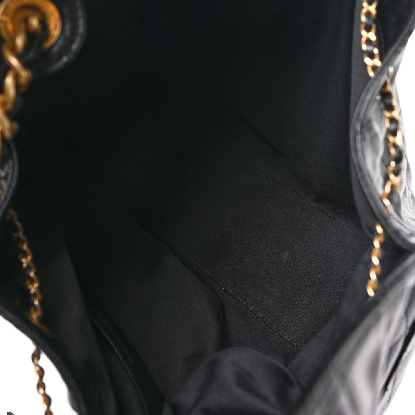 Caviar Quilted Medium Chanel 25 Handbag Black