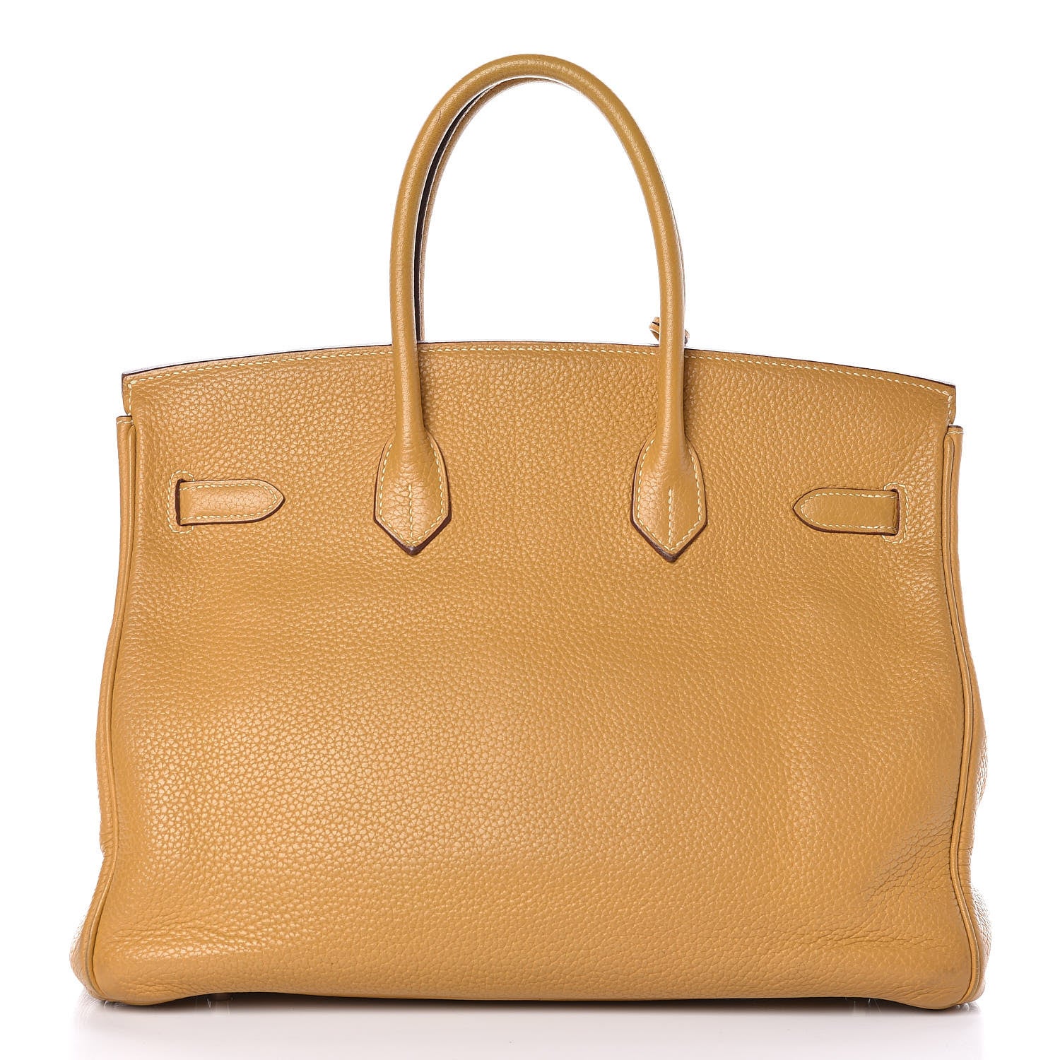 Hermes Taurillon Clemence Birkin 35 Curry 5 of 43