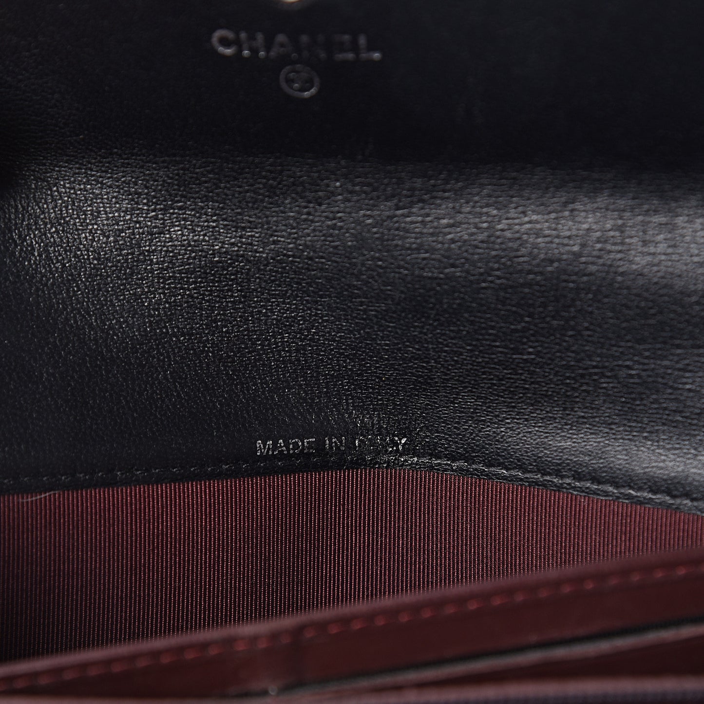 Lambskin Quilted Large Gusset Flap Wallet Black