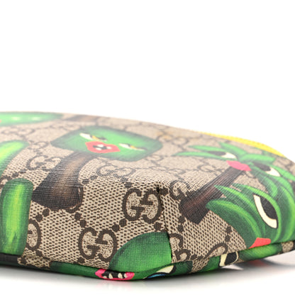 Gucci GG Supreme Monogram Smiling Plants Childrens Belt Bag Multicolor 10 of 11