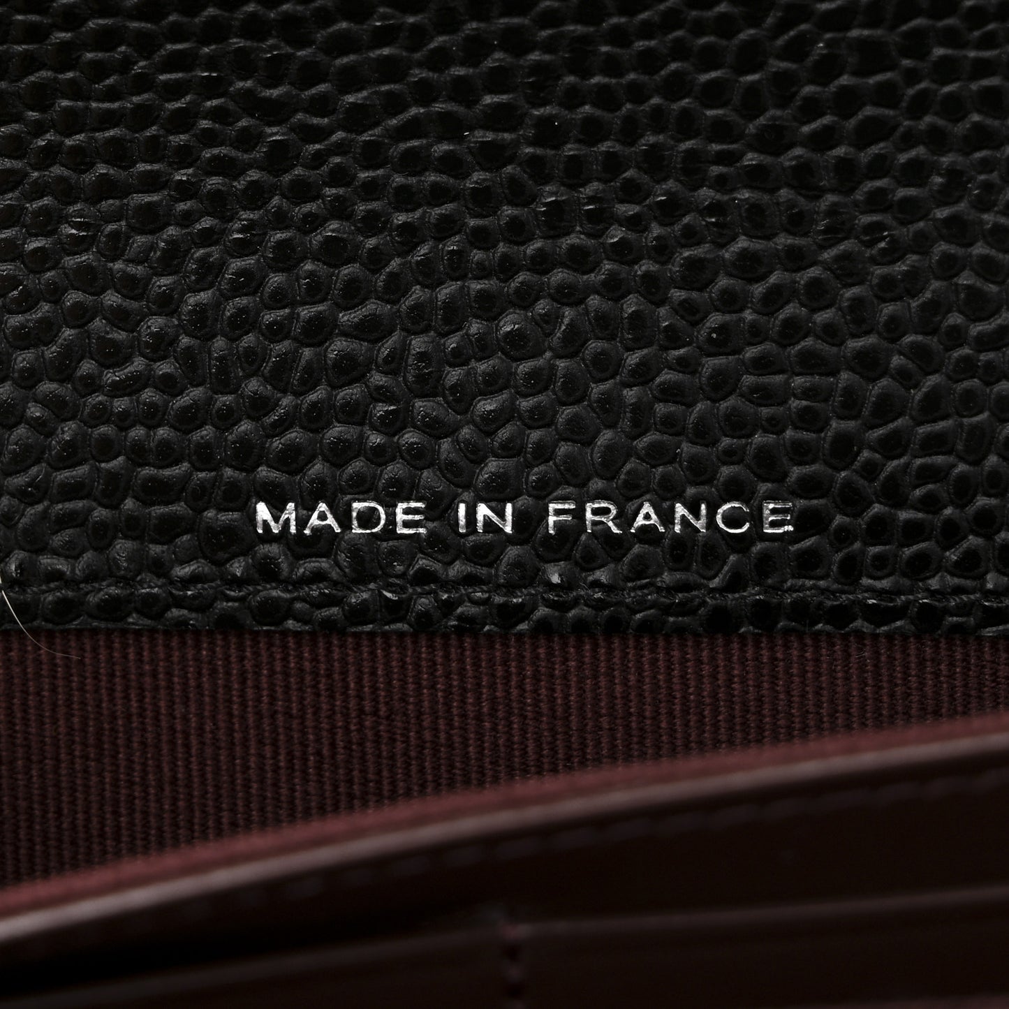 Caviar Quilted Large Gusset Flap Wallet Black