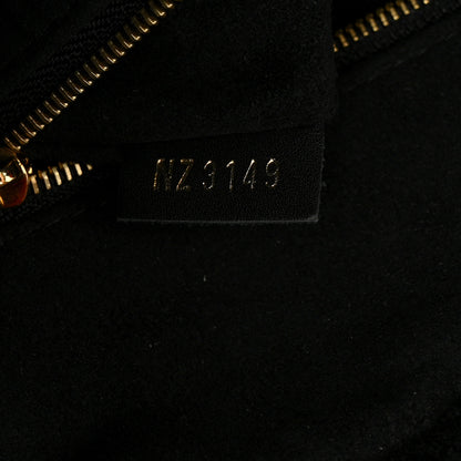 Louis Vuitton Shearling Monogram Giant Teddy Onthego GM Black Red 7 of 10