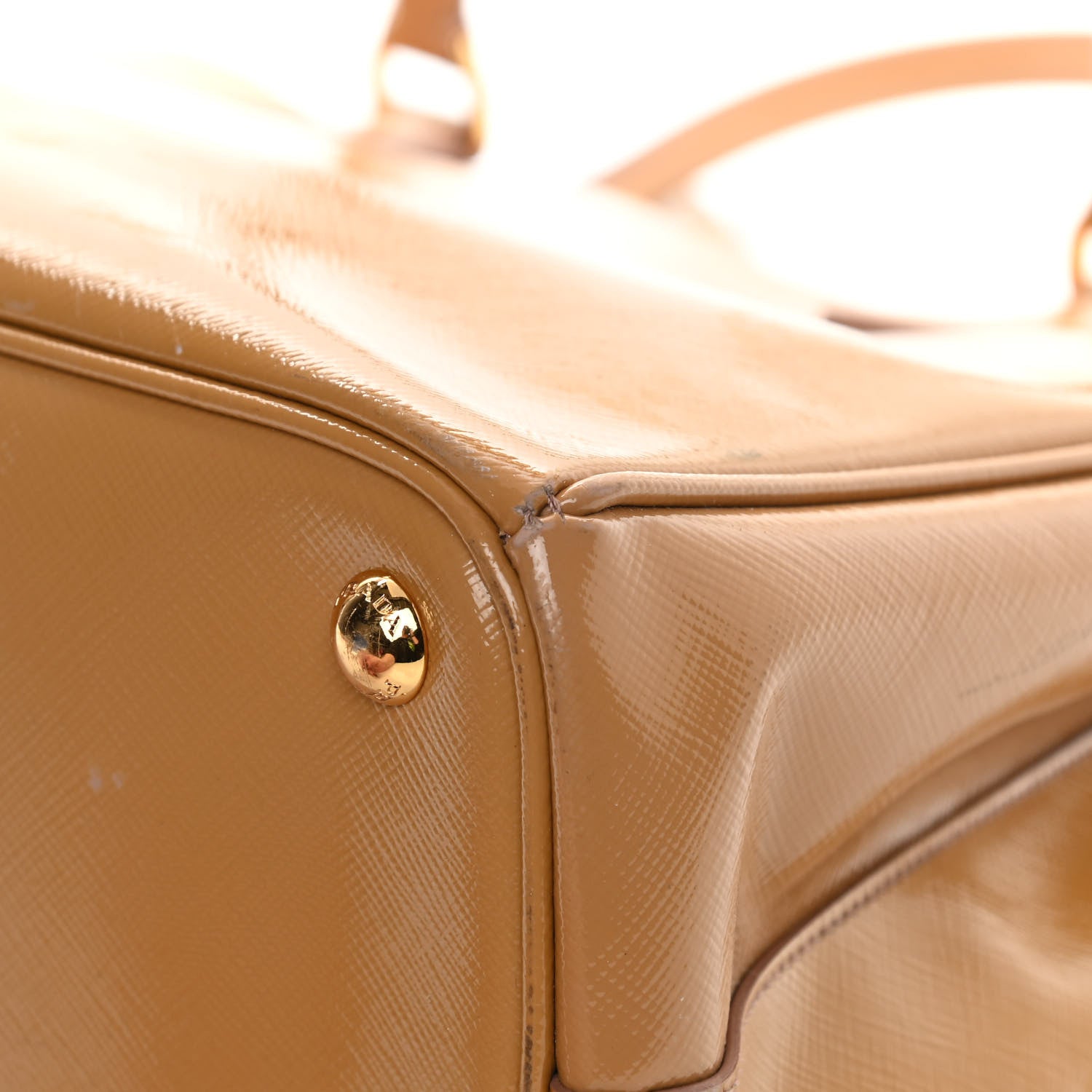 Prada Saffiano Vernice Medium Galleria Double Zip Tote Cammeo 11 of 20