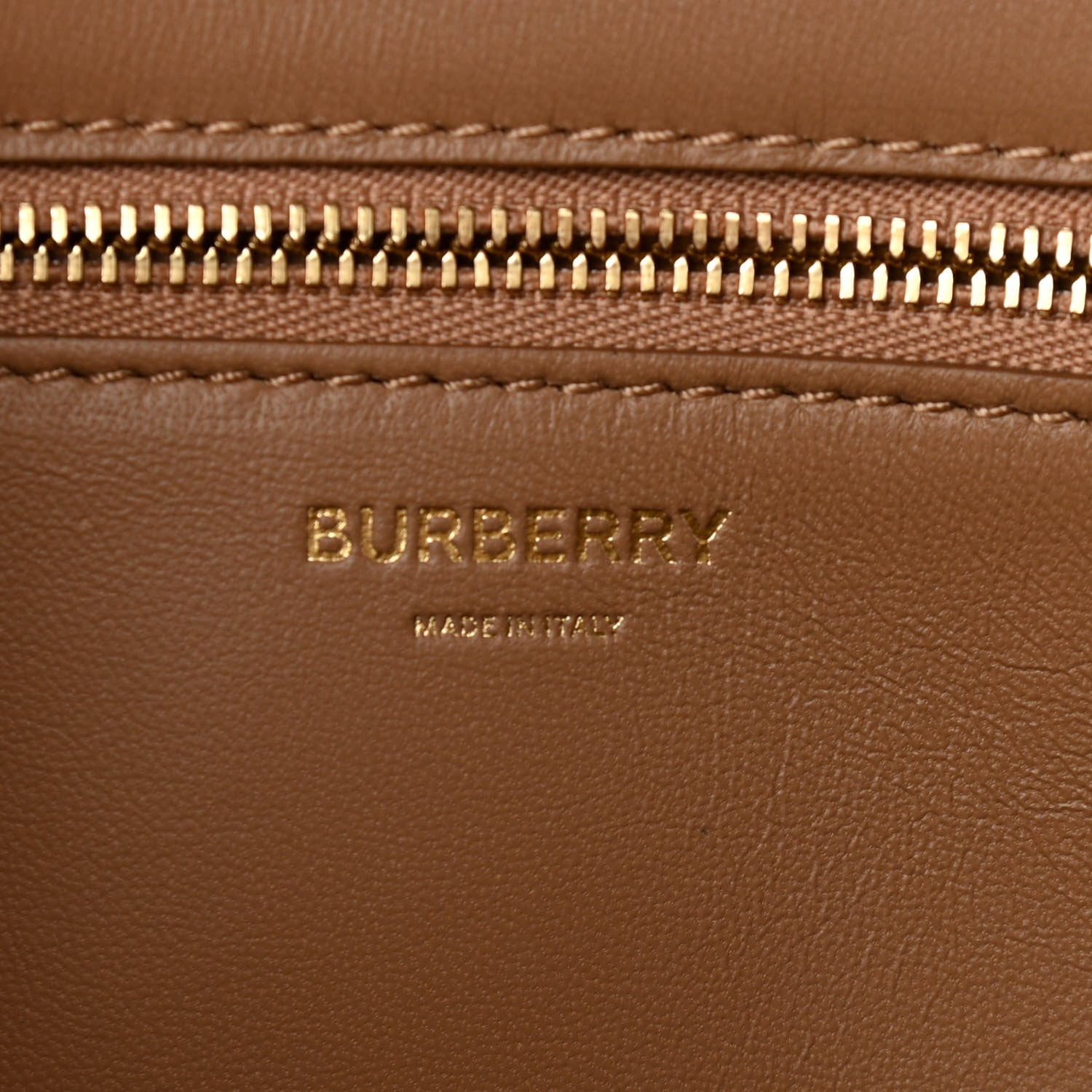 Burberry Calfskin Small TB Envelope Clutch Bag Chalk White Camel 6 of 10
