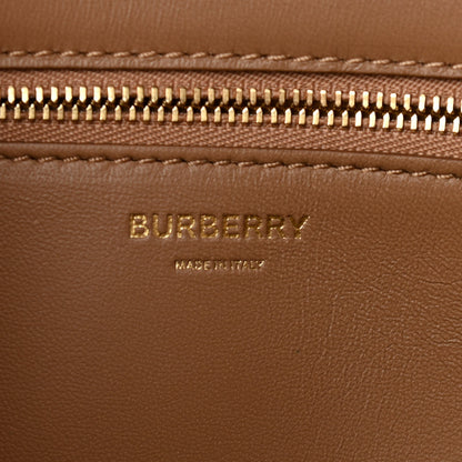 Burberry Calfskin Small TB Envelope Clutch Bag Chalk White Camel 6 of 10