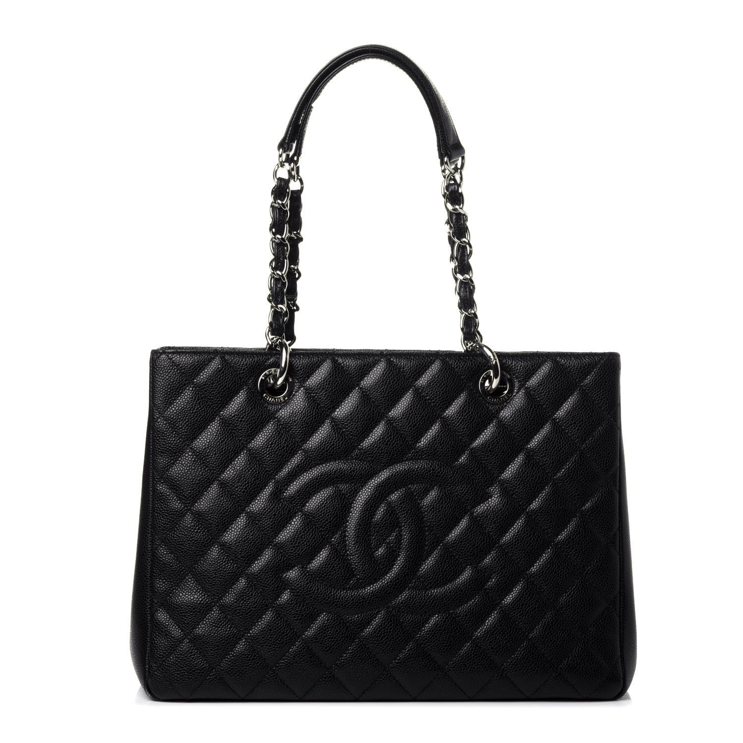 Chanel Caviar Quilted Grand Shopping Tote GST Black 1 of 11