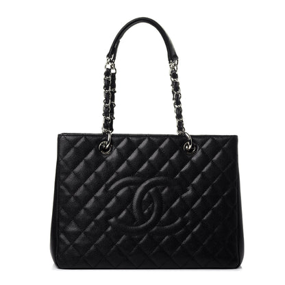 Chanel Caviar Quilted Grand Shopping Tote GST Black 1 of 11