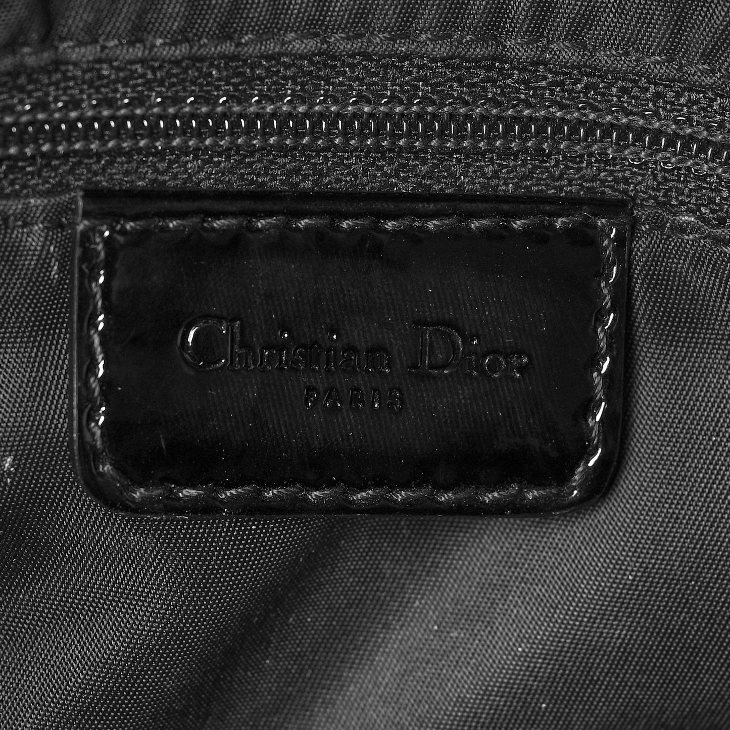 Monogram Saddle Bag Black