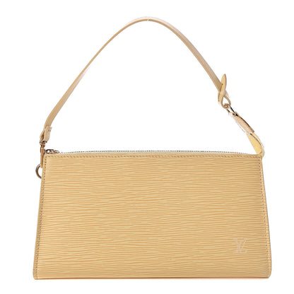 Louis Vuitton Epi Pochette Accessories 24 Vanilla 1 of 10