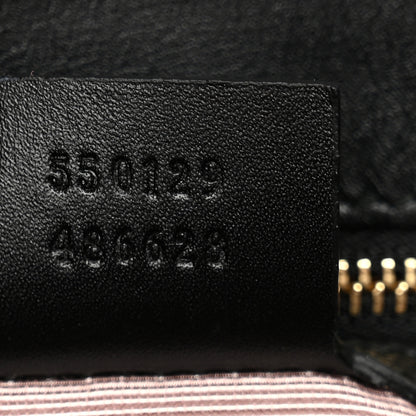 Gucci Vitello Palmellato Lux Small Arli Flap Shoulder Bag Black 6 of 9