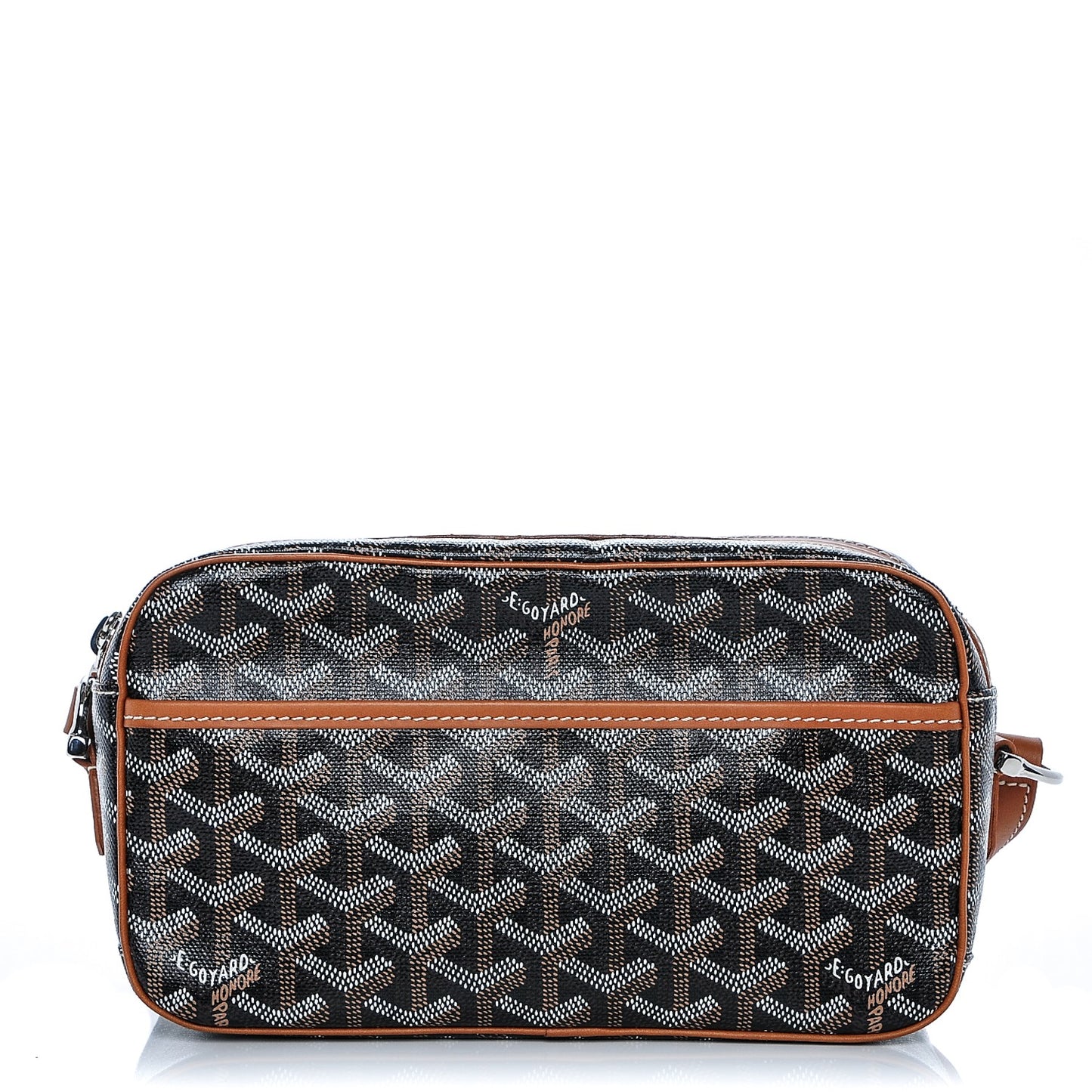 Goyardine Amacapvert Crossbody Bag Black Gold