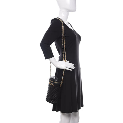 Gucci Calfskin Trapuntata Zumi Belt Bag Black 2 of 11