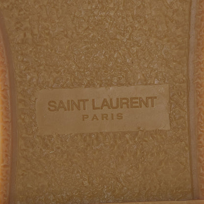 Saint Laurent Calfskin Monogram Espadrilles 39 Black 7 of 10