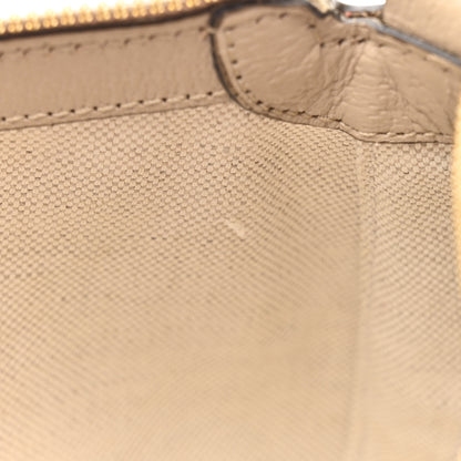 Gucci GG Supreme Monogram Textured Dollar Calfskin Web Small Ophidia GG Handbag Beige Mystic White Oatmeal 12 of 16