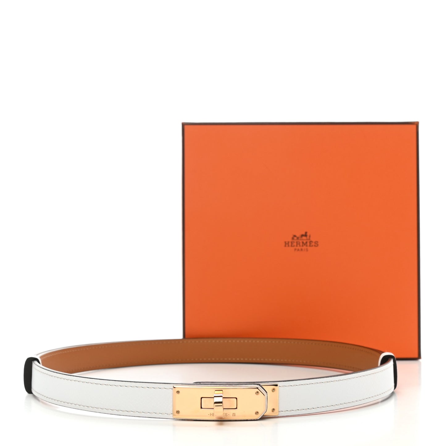 Epsom Kelly Belt White