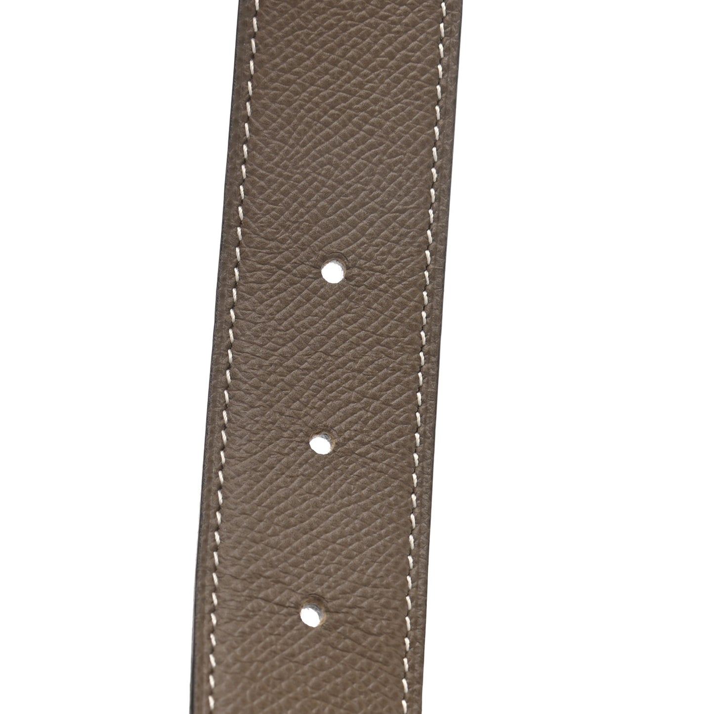 Epsom 32mm H Belt 80 Etoupe White