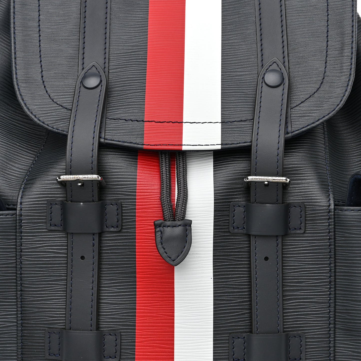 Epi Christopher Backpack Navy Stripes
