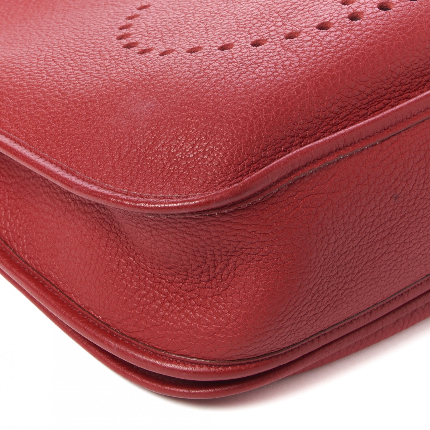 Hermes Taurillon Clemence Evelyne III GM Rouge Garance 5 of 8