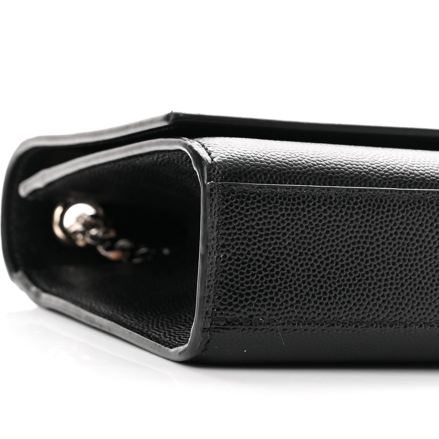 Grain De Poudre Medium Classic Monogram Kate Satchel Black