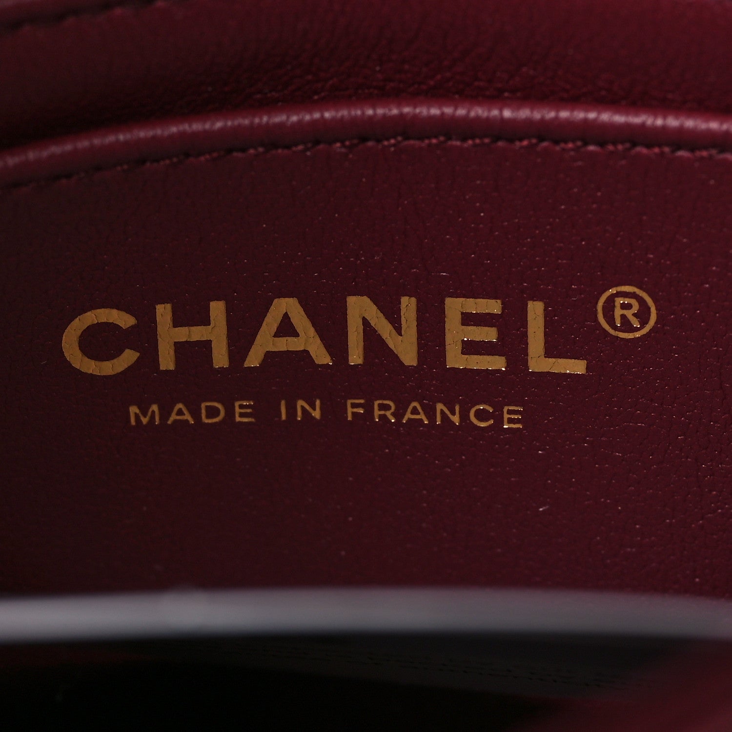 Chanel Lambskin Enamel Quilted Mini Coco Hearts Square Flap Burgundy 6 of 9