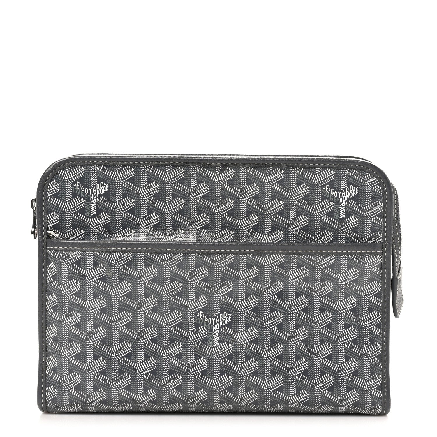 Goyard ケース ブラック/グレー Goyard Goyardine Jouvence Toiletry Pouch Grey – vetoben.com